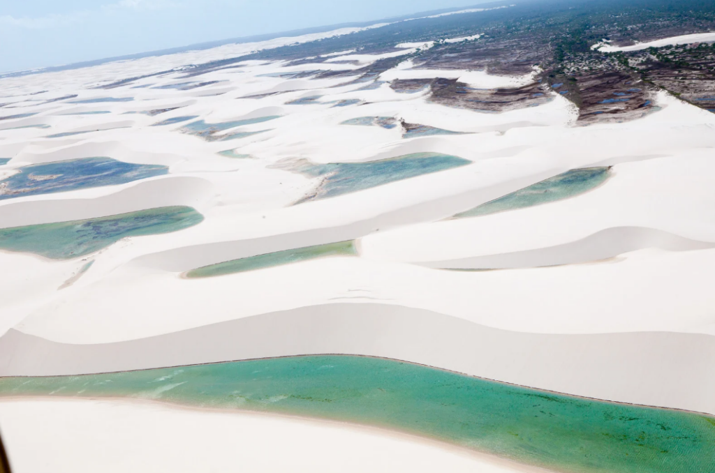 Lençóis Maranhenses visto do alto