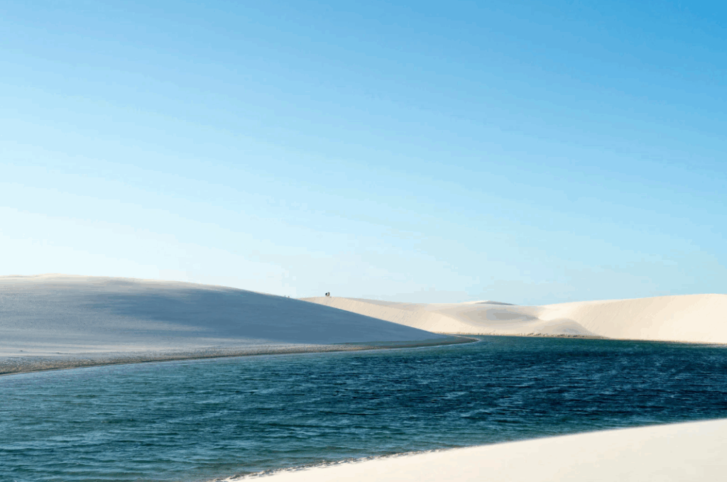 Lagoa Azul nos Lencóis Maranhenses