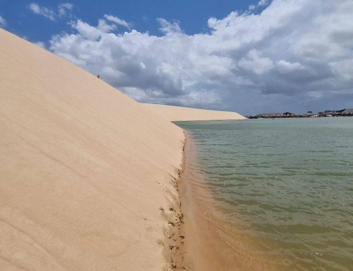Formações de dunas próximo a Lagoa Tatajuba